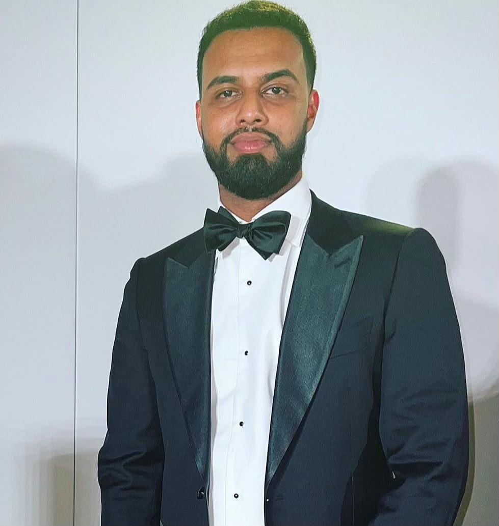 Ari Datta in formal attire